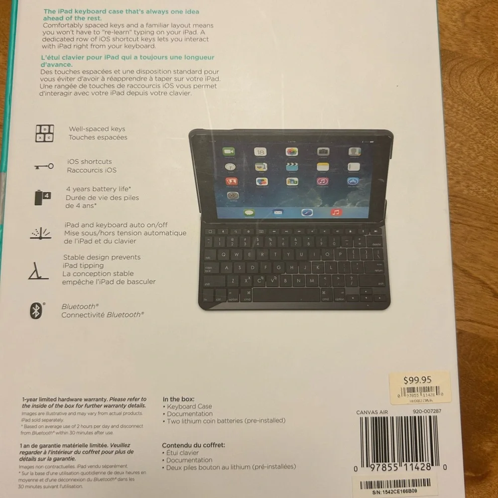 Apple iPad with Black Keyboard